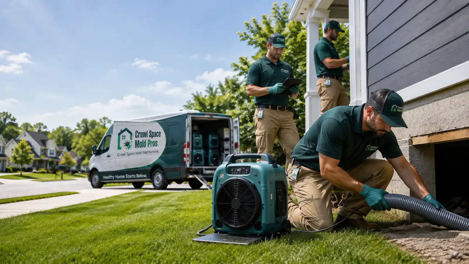 Crawl Space Mold Removal in Kearny, NJ